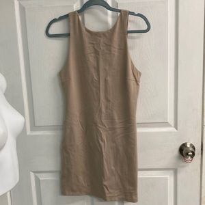 Forever 21 Tan Sleeveless Dress Size M